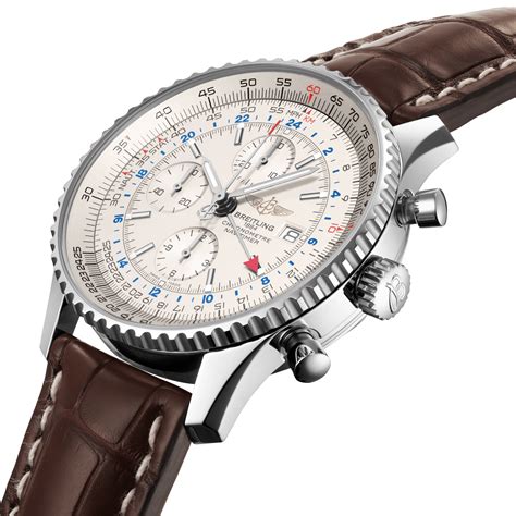 Navitimer Chronograph GMT 46 Stainless steel 